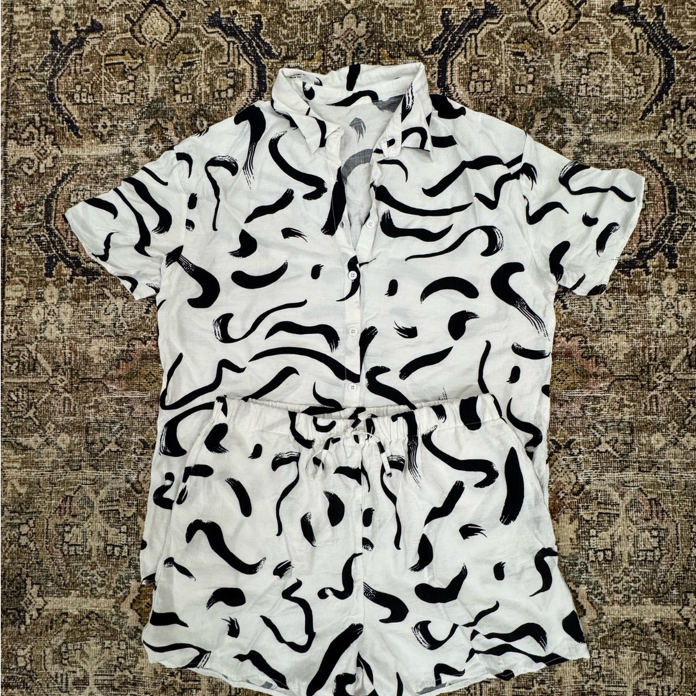 Petal & Pup Black and White Set